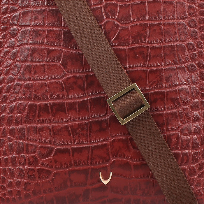 Arica 01 Red Leather Crossbody