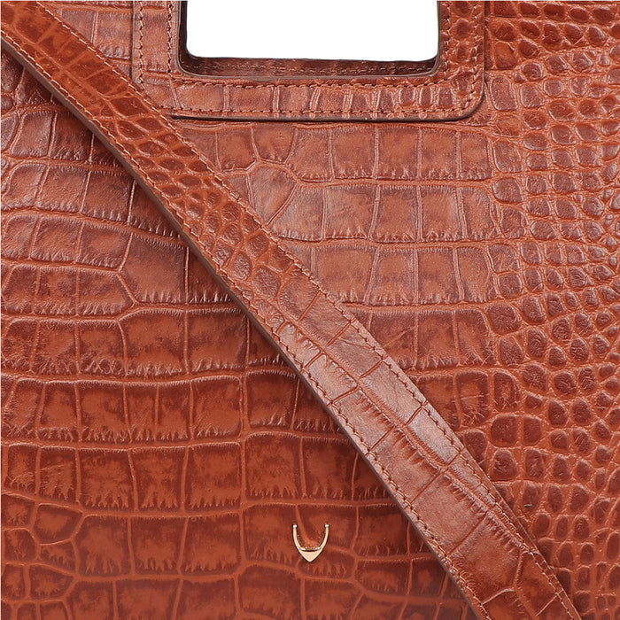 Arica 02 Tan Leather Crossbody