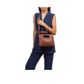 Arica 03 Tan Leather Crossbody