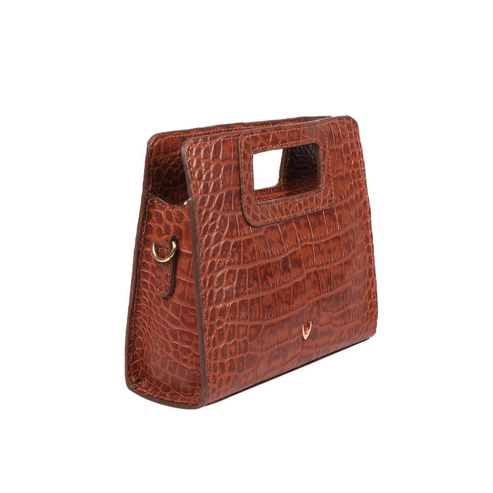 Arica 03 Tan Leather Crossbody