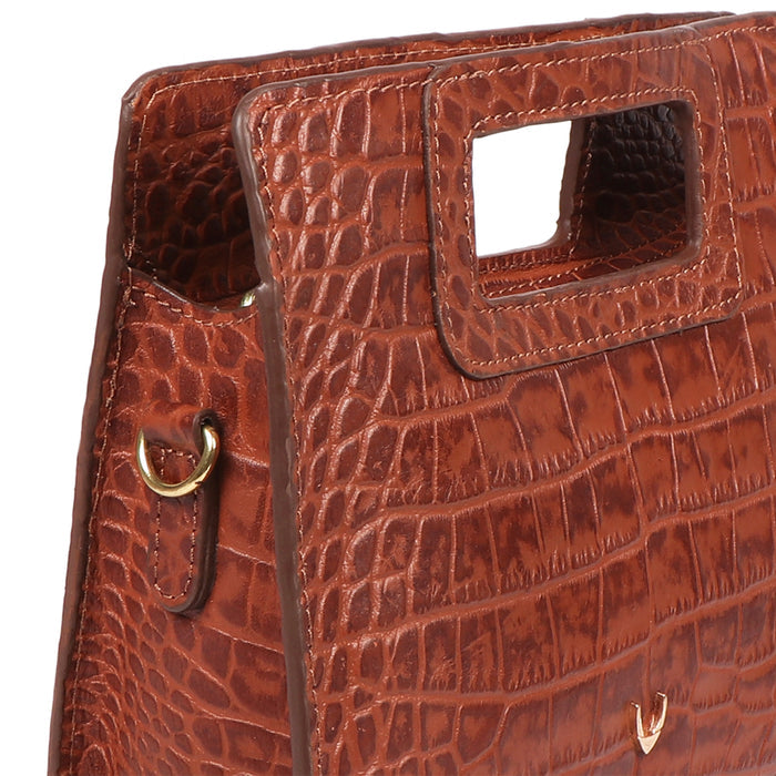 Arica 03 Tan Leather Crossbody
