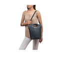 Arica 04 Blue Leather Crossbody
