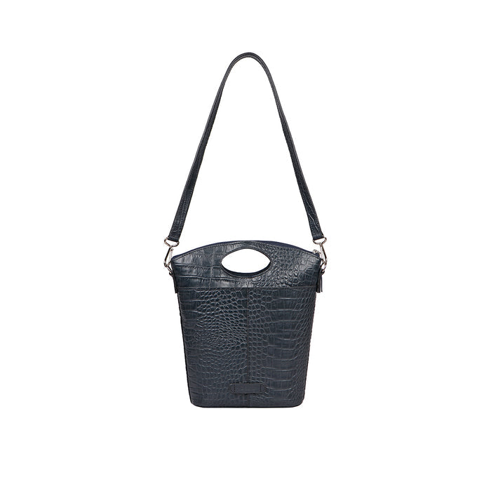 Arica 04 Blue Leather Crossbody