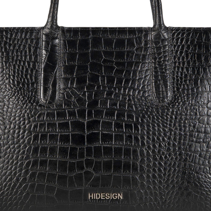 Arlette 02 Black Leather Shoulder Bag