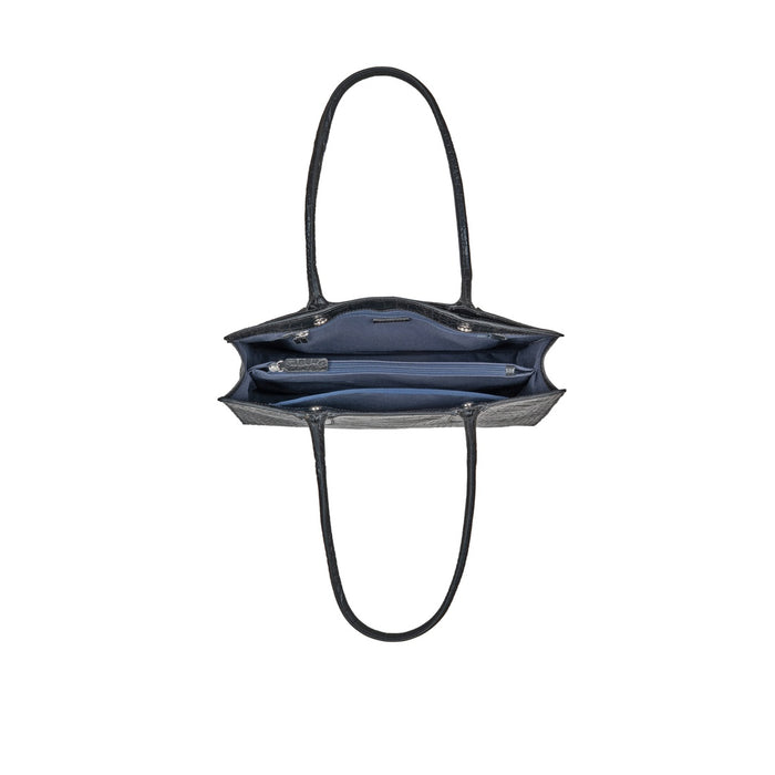 Arlette 02 Black Leather Shoulder Bag