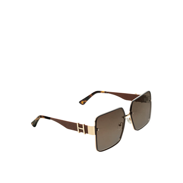Arno Men's Brown Navigator Sunglasses