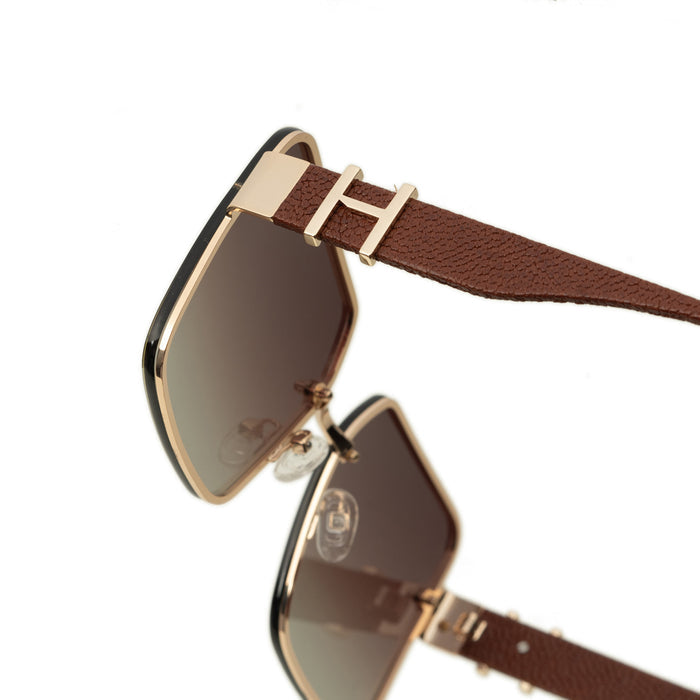 Arno Men's Brown Navigator Sunglasses