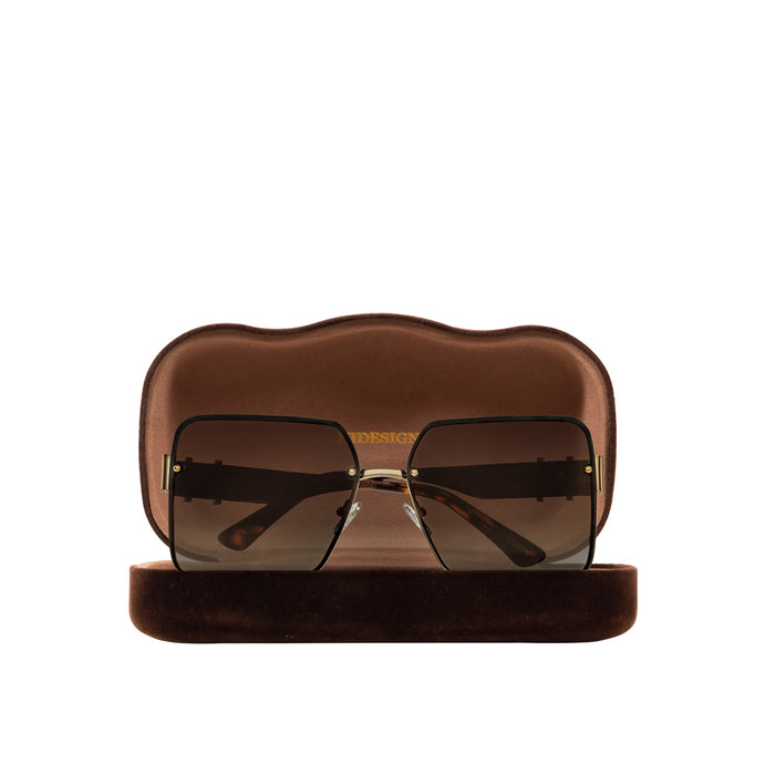 Arno Men's Brown Navigator Sunglasses