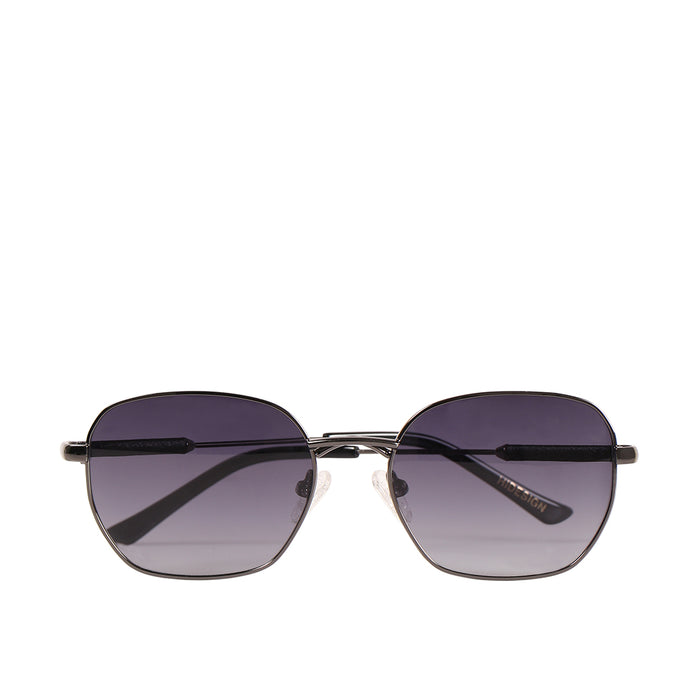 Aruba Unisex Black Round Sunglasses