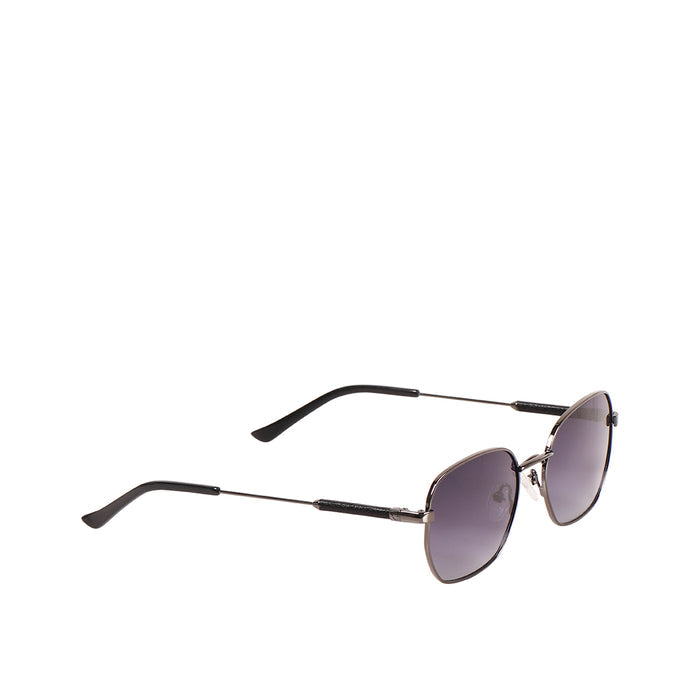 Aruba Unisex Black Round Sunglasses
