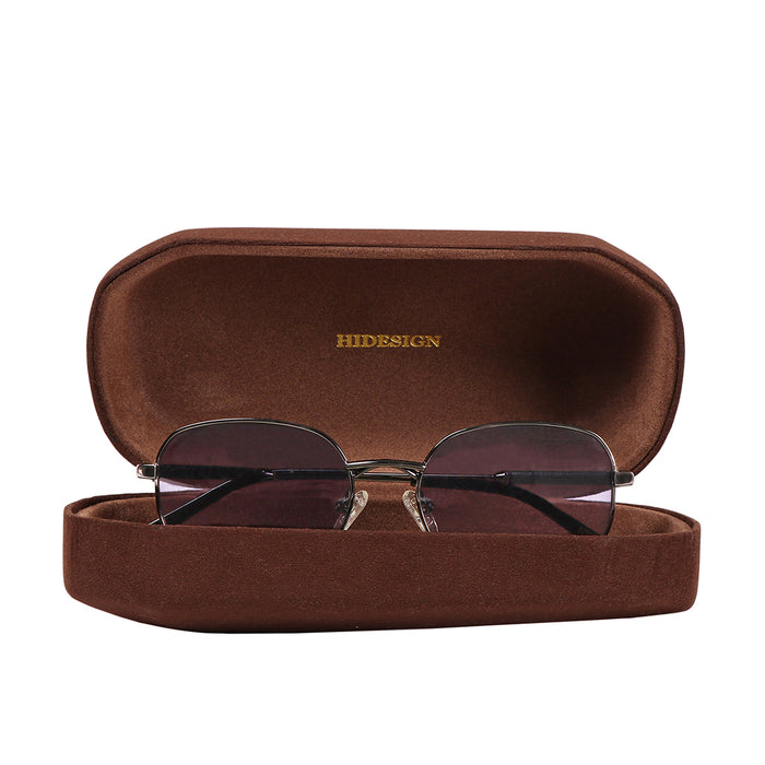 Aruba Unisex Black Round Sunglasses