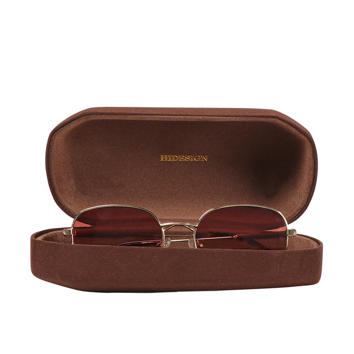 Aruba Unisex Brown Round Sunglasses
