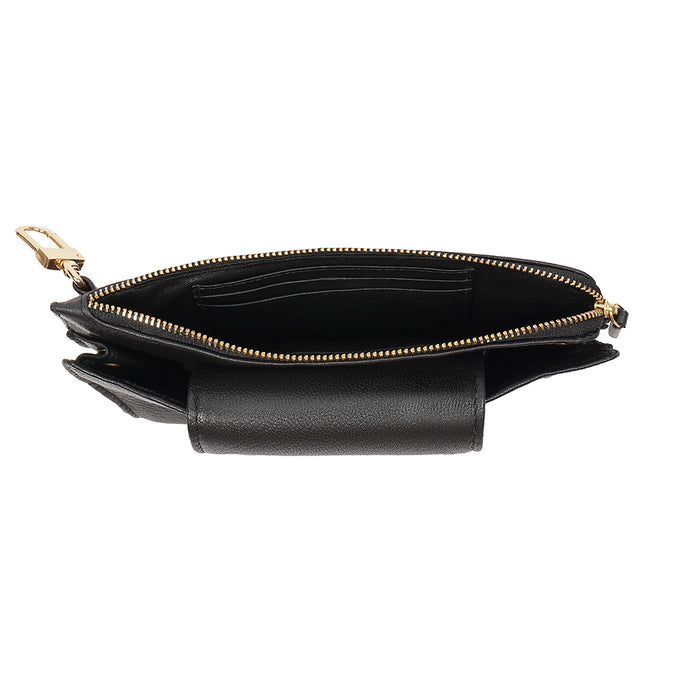 Arwen Black Leather Sunglass Pouch