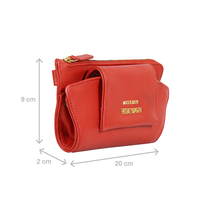 Arwen Red Leather Sunglass Pouch