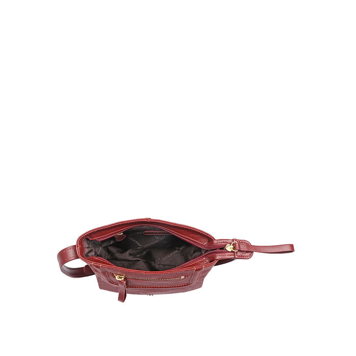 Aspen 02 Sb Red Leather Sling Bag