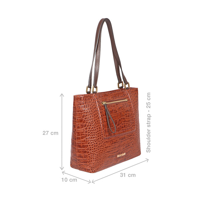 Aspen 03 Sb Tan Leather Tote Bag