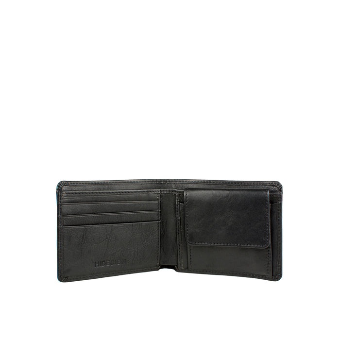 Asw005  Brown Leather Bi-Fold Wallet