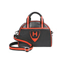 Auckland 02 Black Leather Duffle Bag
