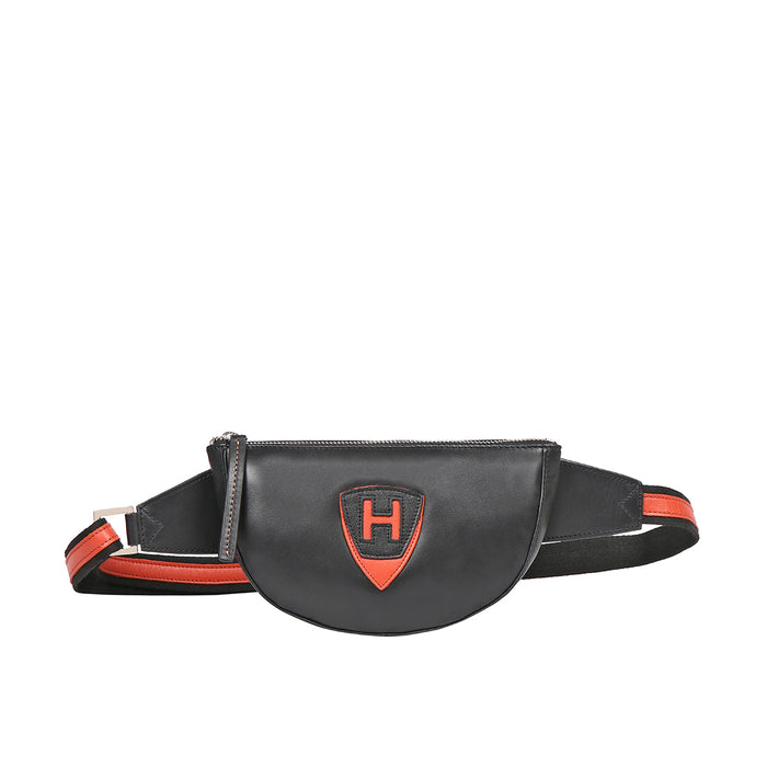 Auckland 04 Black Leather Belt Bag