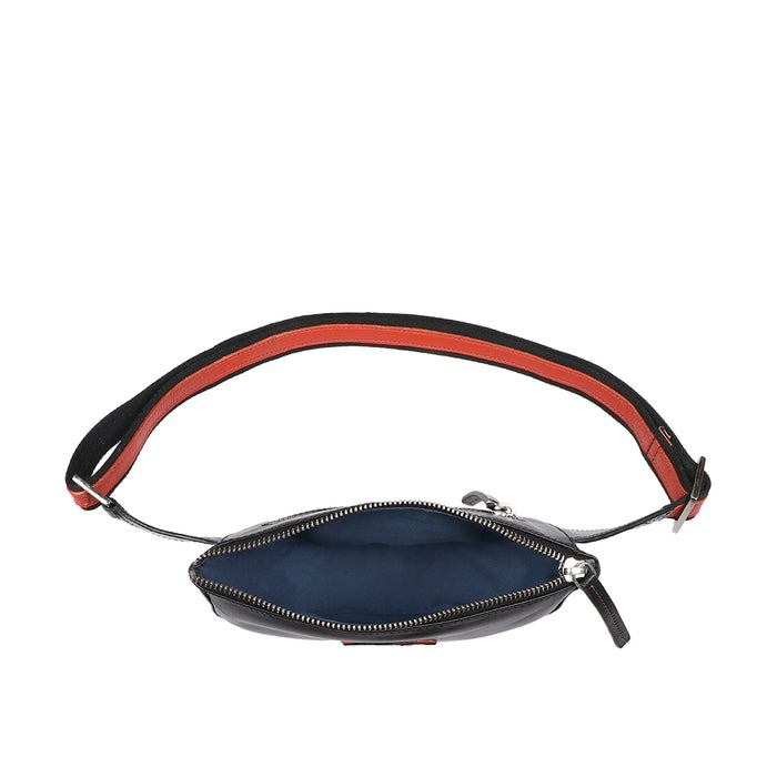 Auckland 04 Black Leather Belt Bag
