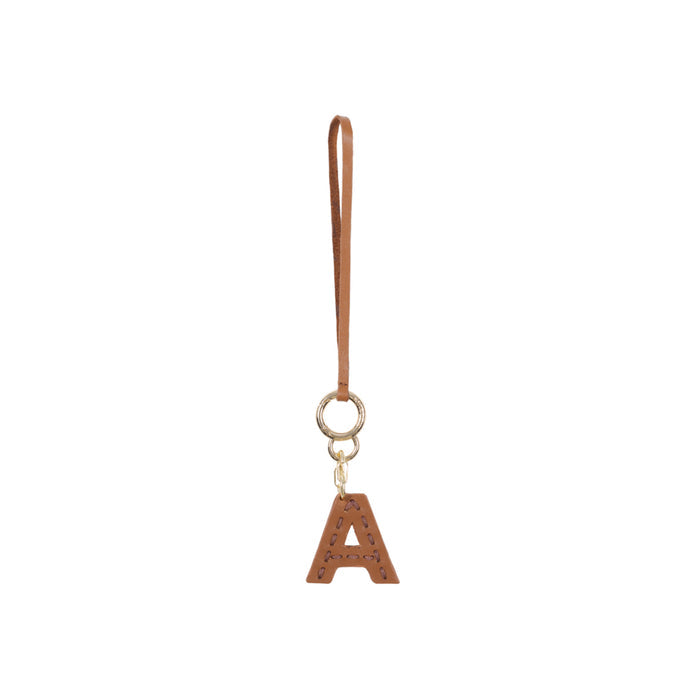 Aurel leather Letter Charm