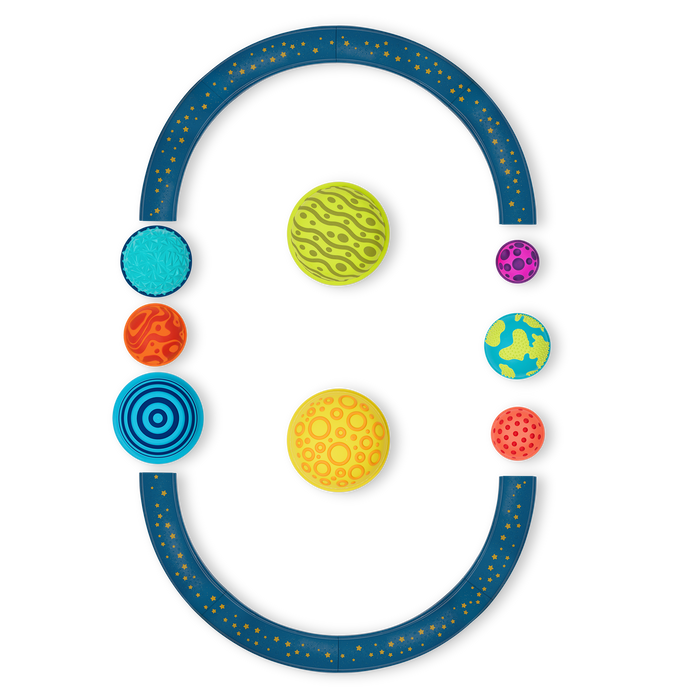 Solar system balance beams for kids