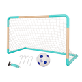 B. sports kids-sized soccer net and ball