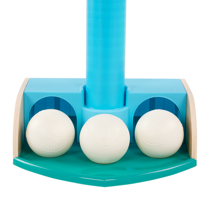 Toddler kids tee ball set with bat and balls