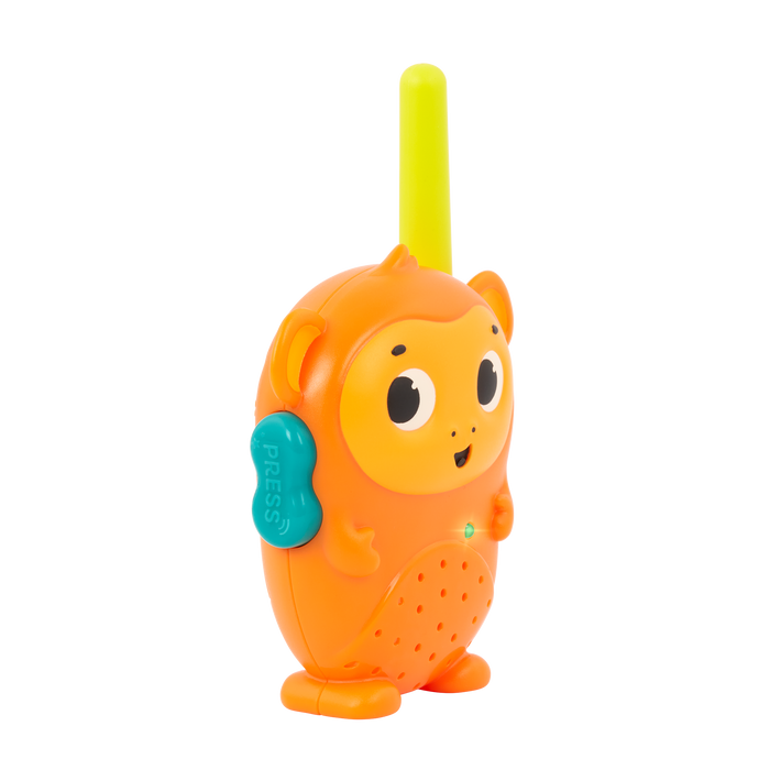 Hippo and monkey walkie-talkies.