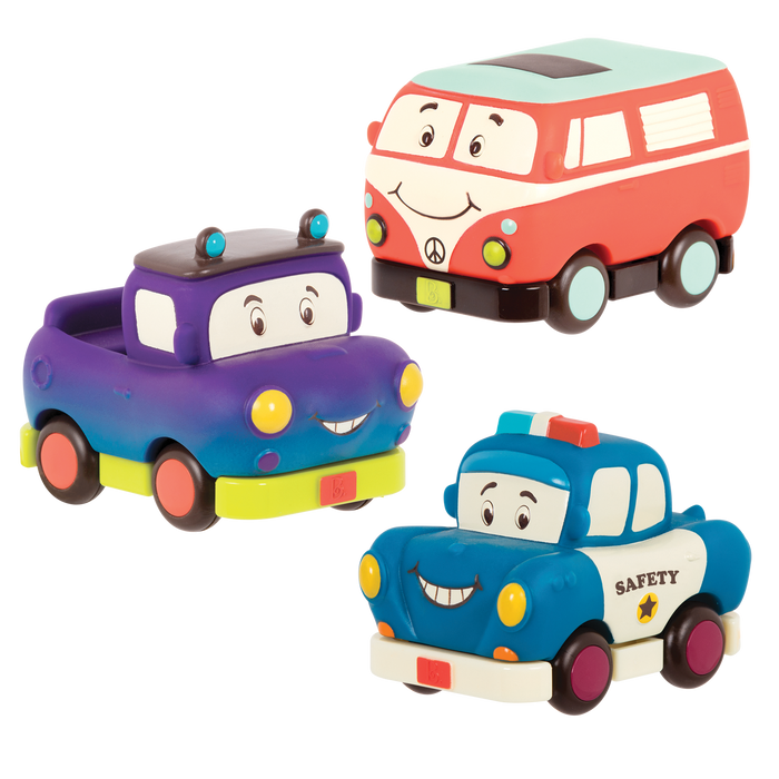 B. toys – Mini Wheeee-ls! - Van, Pick-Up Truck, Police Car