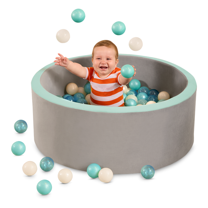 Soft foam ball pit for toddlers, indoor active play toy