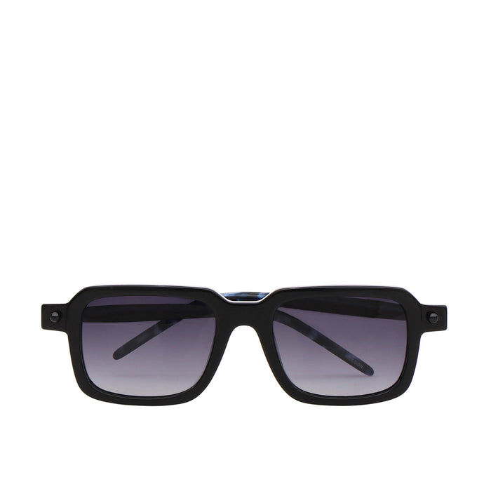 Barbados Men's Black Wayfarer Sunglasses