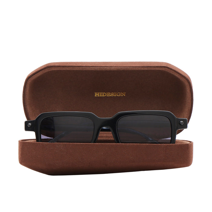 Barbados Men's Black Wayfarer Sunglasses