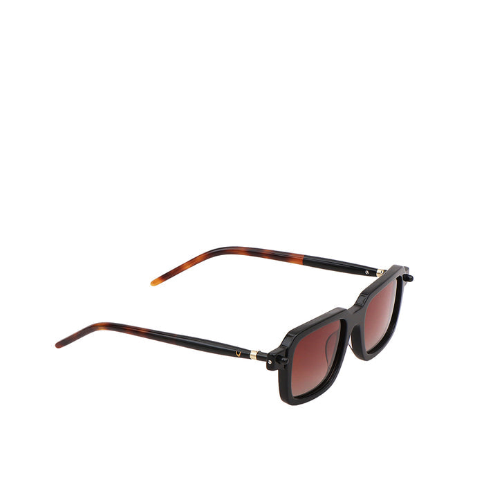 Barbados Men's Brown Wayfarer Sunglasses
