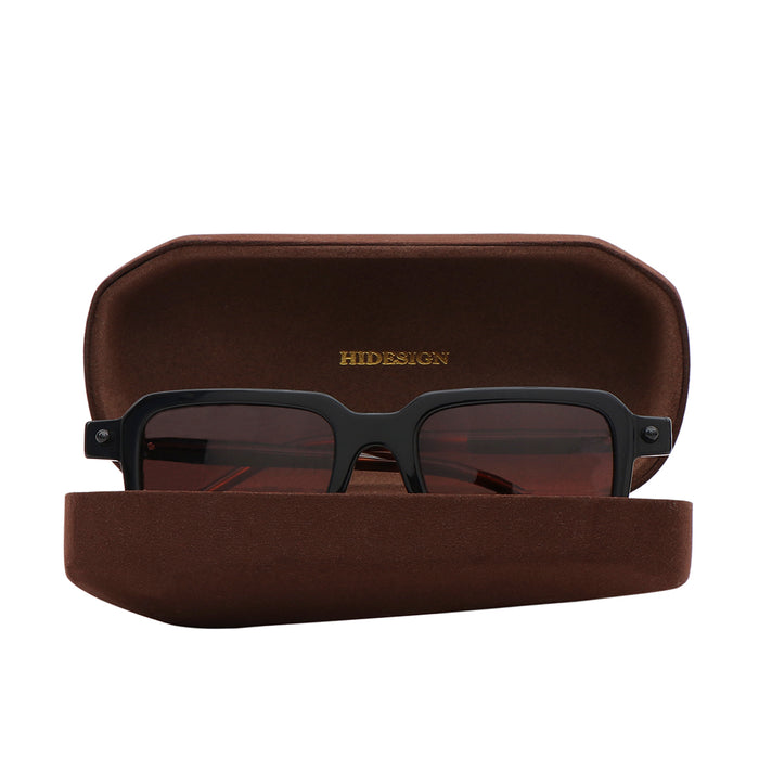 Barbados Men's Brown Wayfarer Sunglasses