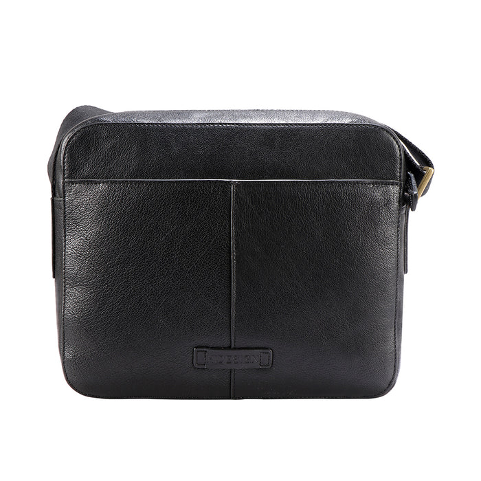 Barcelona 01 Black Leather  Crossbody