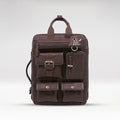 Baron 02 Brown Leather Backpack