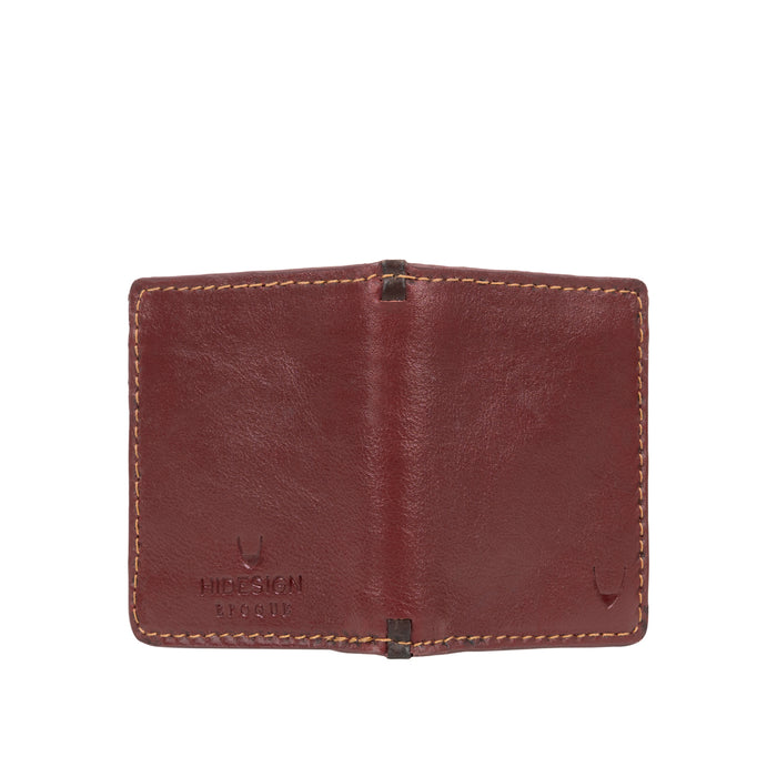 Baron W1 Red Leather Bi-Fold Wallet