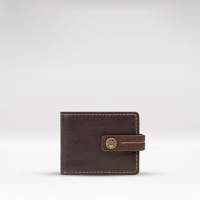 Baron W2 Brown Leather Bi-Fold Wallet
