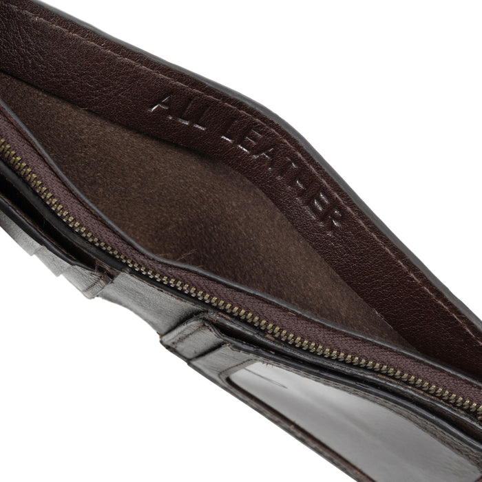 Baron W2 Brown Leather Bi-Fold Wallet