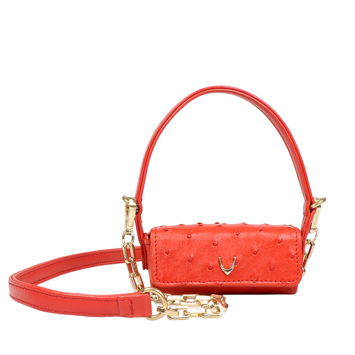Bartoli 01 Red Leather Lipstick Purse