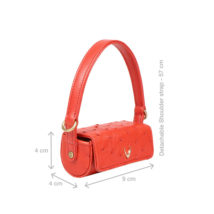 Bartoli 01 Red Leather Lipstick Purse