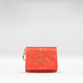 Bartoli W1 Red Leather Bi-Fold Wallet