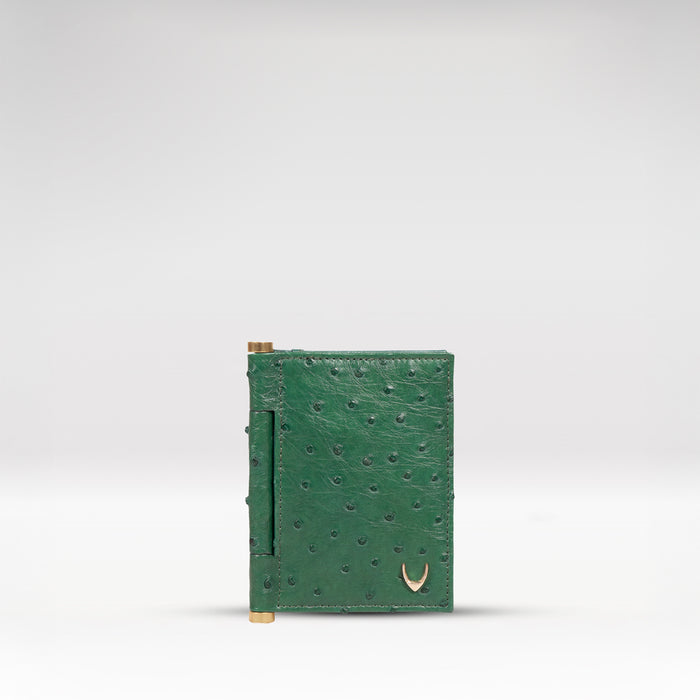 Bartoli W2 Green Leather Card Holder