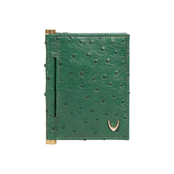 Bartoli W2 Green Leather Card Holder