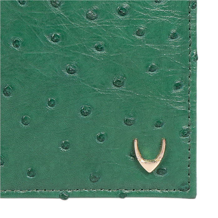 Bartoli W2 Green Leather Card Holder