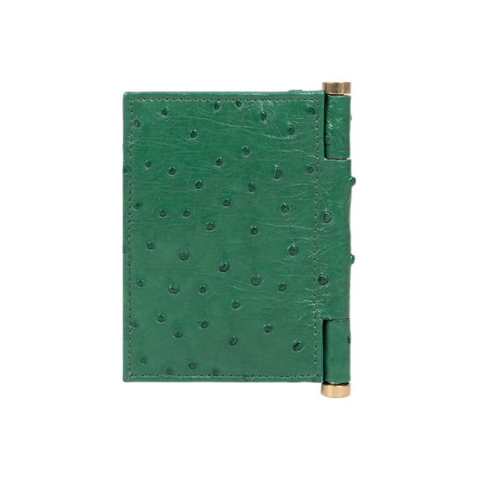 Bartoli W2 Green Leather Card Holder