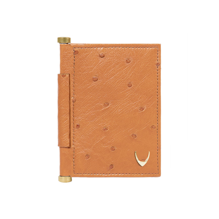 Bartoli W2 Tan Leather Card Holder