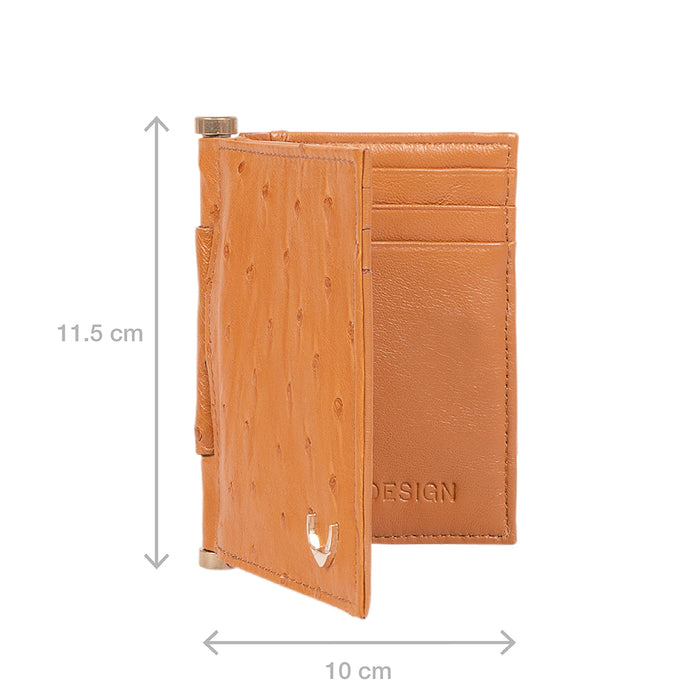 Bartoli W2 Tan Leather Card Holder