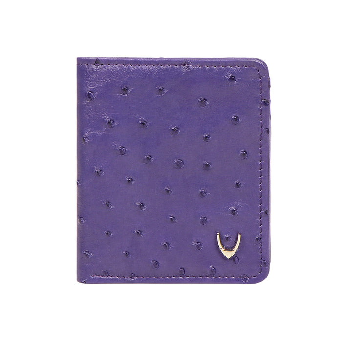 Bartoli W3 Blue Leather Bi-Fold Wallet